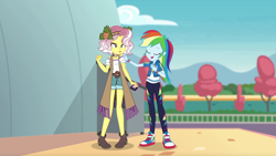 Size: 1920x1080 | Tagged: safe, imported from derpibooru, screencap, rainbow dash, vignette valencia, equestria girls, equestria girls series, rollercoaster of friendship, converse, female, shoes, sneakers