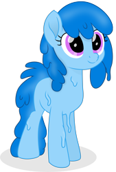 Size: 10191x15046 | Tagged: safe, artist:cirillaq, imported from derpibooru, oc, oc only, oc:flowheart, goo pony, original species, absurd resolution, female, mare, simple background, solo, transparent background, vector