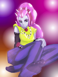 Size: 768x1024 | Tagged: safe, artist:mokuyounoma, imported from derpibooru, violet blurr, equestria girls