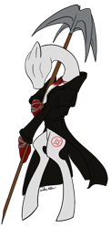 Size: 600x1228 | Tagged: safe, artist:zenaquaria, deleted from derpibooru, imported from derpibooru, pony, blood, cabadath, chzo mythos, ponified, simple background, solo, transparent background