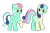 Size: 3000x1974 | Tagged: safe, artist:mlpconjoinment, imported from derpibooru, bon bon, lyra heartstrings, sweetie drops, butt, female, fusion, half, lesbian, lyrabon, lyrabon (fusion), modular, partial body swap, plot, shipping, simple background, transparent background, what has magic done