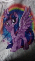 Size: 912x1600 | Tagged: safe, imported from derpibooru, twilight sparkle, alicorn, pony, clothes, female, irl, mare, merchandise, photo, shirt, t-shirt, twilight sparkle (alicorn)