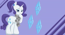 Size: 4098x2175 | Tagged: safe, artist:fearvirus, imported from derpibooru, rarity, pony, solo, wallpaper