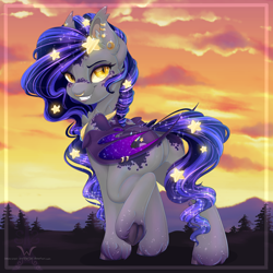 Size: 1600x1600 | Tagged: safe, artist:pvrii, artist:silent-shadow-wolf, imported from derpibooru, oc, oc only, oc:midnight radiance, bat pony, pony, bat pony oc, butt, digital art, ear piercing, female, grin, looking at you, looking back, mare, nose piercing, piercing, plot, redesign, signature, smiling, solo, underhoof