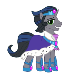 Size: 573x670 | Tagged: safe, edit, idw, imported from derpibooru, king sombra, pony, unicorn, reflections, spoiler:comic, gameloft, good king sombra, idw showified, lidded eyes, male, simple background, solo, stallion, transparent background