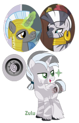 Size: 434x673 | Tagged: safe, artist:superrosey16, imported from derpibooru, zecora, oc, oc only, oc:silver sword, oc:zulu, hybrid, pony, unicorn, zony, base used, canon x oc, colt, female, guardcora, male, offspring, parent:royal guard, parent:zecora, parents:guardcora, royal guard, shipping, simple background, solo, straight, transparent background, unshorn fetlocks