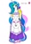 Size: 2450x3490 | Tagged: safe, artist:killerteddybear94, imported from derpibooru, princess celestia, alicorn, anthro, plantigrade anthro, pony, apron, breasts, busty princess celestia, cleavage, clothes, cute, cutelestia, dialogue, female, heart, heart eyes, housewife, long skirt, looking at you, mare, momlestia, multicolored mane, redraw, shirt, shoes, skirt, smiling, solo, t-shirt, talking to viewer, text, wingding eyes