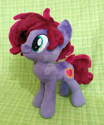 Size: 1024x1231 | Tagged: safe, artist:appledew, imported from derpibooru, oc, oc only, oc:blazing heart, earth pony, pony, female, irl, mare, photo, plushie, solo