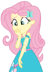 Size: 1738x2716 | Tagged: safe, artist:sketchmcreations, imported from derpibooru, fluttershy, equestria girls, equestria girls series, rollercoaster of friendship, female, geode of fauna, magical geodes, simple background, smiling, solo, transparent background, vector