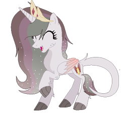 Size: 461x428 | Tagged: safe, artist:puderniczka12, artist:xpiankax, imported from derpibooru, oc, oc only, oc:princess eris, dracony, hybrid, interspecies offspring, offspring, parent:dragon lord torch, parent:princess celestia, simple background, solo, transparent background