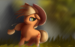 Size: 4300x2700 | Tagged: safe, artist:auroriia, imported from derpibooru, applejack, earth pony, pony, cowboy hat, female, hat, mare, solo, stetson