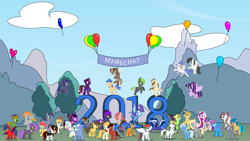 Size: 7680x4320 | Tagged: safe, artist:adjierakapangestu, imported from derpibooru, princess cadance, trixie, twilight sparkle, oc, oc:aurelia freefeather, oc:aurelleah, oc:aurry, oc:cadenza heartsong, oc:geartooth, oc:lunarnightshade, oc:midnight aegis, oc:miss ping, oc:misty shadows, oc:niteax, oc:nitro boost, oc:pop star, oc:radiantarpeggio, oc:stormfall drizzle, oc:tvælåt, oc:wing sparkle, alicorn, bat pony, earth pony, pegasus, pony, unicorn, zebra, 2018, absurd resolution, alicorn oc, bat pony oc, manechat, twilight sparkle (alicorn), zebra oc