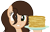 Size: 2568x1640 | Tagged: safe, artist:diamond-chiva, imported from derpibooru, oc, oc only, oc:artistic melody, pony, base used, female, food, mare, pancakes, simple background, solo, transparent background