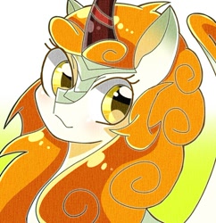 Size: 904x935 | Tagged: safe, artist:yuyutsuka_0130, imported from derpibooru, autumn blaze, kirin, sounds of silence, female, solo