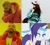 Size: 720x652 | Tagged: safe, imported from derpibooru, bon bon, rarity, alternate hairstyle, cute, disguise, drake, female, funny, hat, hotline bling, irl, male, meme, photo, plainity, watermark
