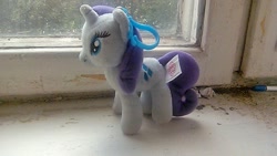 Size: 800x450 | Tagged: safe, imported from derpibooru, rarity, irl, photo, plushie