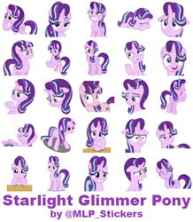 Size: 364x418 | Tagged: safe, artist:mlpcreativelab, imported from derpibooru, starlight glimmer, pony, blushing, equal cutie mark, floppy ears, i mean i see, simple background, telegram sticker, white background