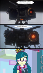 Size: 848x1432 | Tagged: safe, artist:chipmunkraccoonoz, edit, imported from derpibooru, screencap, juniper montage, equestria girls, mirror magic, spoiler:eqg specials, johnny 5, short circuit, teletoon