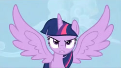 Size: 949x535 | Tagged: safe, imported from derpibooru, screencap, twilight sparkle, alicorn, princess twilight sparkle (episode), angry, spread wings, twilight sparkle (alicorn), wings
