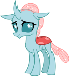 Size: 6998x7704 | Tagged: safe, artist:andoanimalia, imported from derpibooru, ocellus, changedling, changeling, school daze, absurd resolution, cute, diaocelles, female, shy, simple background, smiling, solo, transparent background