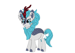 Size: 7016x4961 | Tagged: safe, artist:syncedsart, imported from derpibooru, oc, oc only, oc:chillingbreeze, kirin, absurd resolution, base used, ear fluff, female, kirin oc, simple background, solo, transparent background