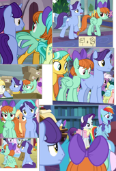 Size: 1306x1916 | Tagged: safe, imported from derpibooru, screencap, amber grain, berry blend, berry bliss, citrine spark, clever musings, cozy glow, fire quacker, gallus, loganberry, night view, november rain, ocellus, peppermint goldylinks, rainbow dash, rarity, sandbar, silverstream, strawberry scoop, summer breeze, changedling, changeling, classical hippogriff, earth pony, hippogriff, pegasus, pony, unicorn, best gift ever, school daze, school raze, the end in friend, background pony, blissabetes, bow, butt, clothes, collage, cute, dashabetes, diastreamies, earmuffs, female, filly, friendship student, hair bow, head tilt, male, mane bow, mare, novemberbetes, novemberlinks, peppermint adoralinks, plot, ponies sitting next to each other, ponies standing next to each other, quackerdorable, raribetes, scarf, shipping fuel, stallion, straight