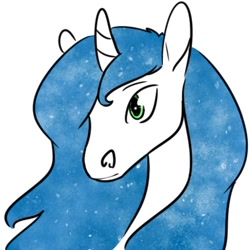 Size: 668x672 | Tagged: safe, artist:tempusfidgets, imported from derpibooru, oc, oc:somasis, pony, unicorn, bust, female, simple background, solo