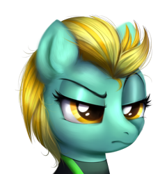 Size: 1772x1845 | Tagged: safe, artist:confetticakez, imported from derpibooru, lightning dust, pegasus, pony, the washouts (episode), angry, annoyed, clothes, displeased, female, mare, raised eyebrow, simple background, solo, the washouts, transparent background, uniform, washouts (team), washouts uniform