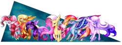 Size: 1980x748 | Tagged: safe, artist:snowleopard-draws, imported from derpibooru, applejack, fluttershy, pinkie pie, rainbow dash, rarity, twilight sparkle, earth pony, pegasus, pony, unicorn, leak, spoiler:g5, abstract background, applejack (g5 concept leak), applejack (g5), fluttershy (g5 concept leak), fluttershy (g5), g5, g5 concept leak style, g5 concept leaks, line-up, mane six, mane six (g5), pinkie pie (g5 concept leak), pinkie pie (g5), rainbow dash (g5 concept leak), rainbow dash (g5), rarity (g5 concept leak), rarity (g5), twilight sparkle (g5 concept leak), twilight sparkle (g5)