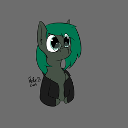 Size: 4500x4500 | Tagged: safe, artist:rosebush, imported from derpibooru, oc, oc only, oc:minus, pony, absurd resolution, clothes, glasses, jacket, solo, the great comet