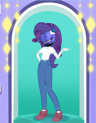 Size: 457x583 | Tagged: safe, imported from derpibooru, princess luna, rarity, anthro, human, equestria girls, 3d, creepy, cropped, eqg promo pose set, faic, fashion photo booth, female, game, nightmare fuel, not salmon, s1 luna, screenshots, smiling, solo, source filmmaker, wat, wtf