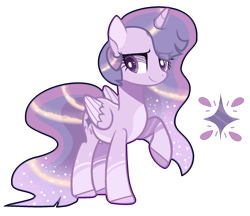 Size: 1984x1712 | Tagged: safe, artist:jxst-alexa, imported from derpibooru, oc, oc only, alicorn, pony, female, magical lesbian spawn, mare, offspring, parent:princess celestia, parent:twilight sparkle, parents:twilestia, simple background, solo, transparent background
