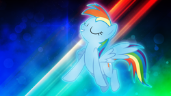 Size: 3840x2160 | Tagged: safe, artist:game-beatx14, artist:parclytaxel, edit, imported from derpibooru, rainbow dash, pony, 4k, female, solo, wallpaper, wallpaper edit