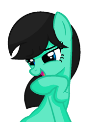 Size: 540x676 | Tagged: safe, artist:sapphireartemis, imported from derpibooru, oc, oc only, oc:corina tealleaf, earth pony, pony, female, mare, simple background, solo, transparent background, white outline