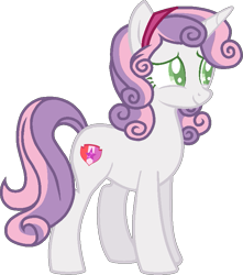 Size: 689x780 | Tagged: safe, artist:otakuchicky1, imported from derpibooru, sweetie belle, pony, unicorn, colored pupils, cute, female, headband, mare, older, older sweetie belle, simple background, solo, transparent background