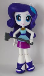 Size: 896x1536 | Tagged: safe, artist:whatthehell!?, imported from derpibooru, rarity, equestria girls, cellphone, clothes, doll, dress, equestria girls minis, irl, phone, photo, selfie, toy