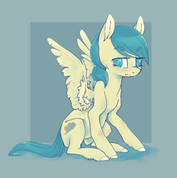 Size: 1088x1098 | Tagged: safe, artist:amphoera, imported from derpibooru, oc, oc only, oc:venti via, pony, grumpy, solo