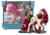 Size: 1024x725 | Tagged: safe, artist:ladyrosse, imported from derpibooru, strawberry surprise, pony, bow, g1, irl, photo, simple background, solo, sweetberry pony, tail bow, toy, transparent background