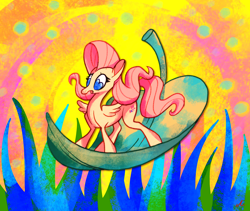 Size: 3800x3200 | Tagged: safe, artist:docwario, imported from derpibooru, fluttershy, pony, female, leaf, mare, micro, solo