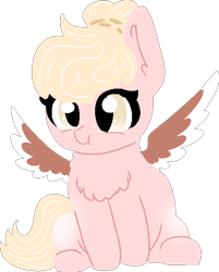 Size: 493x613 | Tagged: safe, artist:nootaz, imported from derpibooru, oc, oc:sugar plump, pegasus, pony, chubby