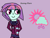 Size: 460x354 | Tagged: safe, artist:pizzasister, imported from derpibooru, sunny flare, equestria girls, female, solo