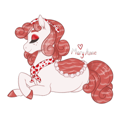 Size: 4000x4000 | Tagged: safe, artist:skjolty, imported from derpibooru, oc, oc only, oc:mary anne, original species, pond pony, solo