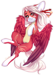 Size: 961x1328 | Tagged: safe, artist:dusty-onyx, artist:dustyonyx, imported from derpibooru, oc, oc only, oc:crimura, pegasus, pony, female, mare, simple background, solo, transparent background