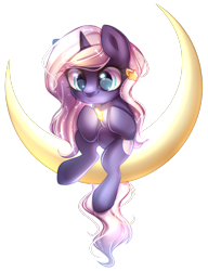 Size: 700x910 | Tagged: safe, artist:cabbage-arts, imported from derpibooru, oc, oc only, oc:stardancer, pony, unicorn, commission, commissioner:carouselcoffee, female, moon, simple background, solo, stars, tangible heavenly object, transparent background