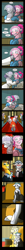 Size: 736x7499 | Tagged: safe, artist:angelamyrose, imported from derpibooru, big macintosh, cheese sandwich, cloudy quartz, igneous rock pie, maud pie, pinkie pie, rarity, oc, oc:cobblestone, oc:cobblestone pie, ghost, pony, canon x oc, cheesepie, crying, female, handkerchief, male, marriage, rarimac, shipping, straight, tears of joy, tissue, wedding