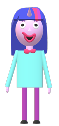 Size: 208x441 | Tagged: safe, artist:logan jones, imported from derpibooru, twilight sparkle, equestria girls, baldi's basics in education and learning, horned humanization, jesus christ how horrifying, nightmare fuel, paint 3d, simple background, style emulation, stylistic suck, transparent background, what has science done