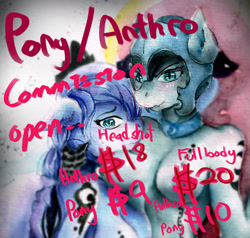 Size: 2177x2070 | Tagged: safe, artist:mashiromiku, imported from derpibooru, nightmare moon, princess luna, anthro, breasts, commission, commission info, traditional art, watercolor painting