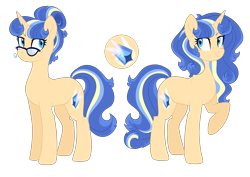 Size: 2647x1879 | Tagged: safe, artist:darlyjay, imported from derpibooru, oc, oc only, oc:sterling sentry, pony, unicorn, alternate hairstyle, female, glasses, mare, offspring, parent:flash sentry, parent:twilight sparkle, parents:flashlight, simple background, solo, transparent background