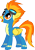 Size: 6000x8460 | Tagged: safe, artist:chainchomp2, imported from derpibooru, spitfire, pegasus, pony, the best night ever, absurd resolution, clothes, female, goggles, looking up, mare, open mouth, show accurate, simple background, solo, transparent background, uniform, vector, wonderbolts uniform