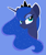 Size: 1197x1432 | Tagged: safe, artist:dativyrose, artist:sweetfilthyfun, imported from derpibooru, princess luna, alicorn, pony, bust, crown, ethereal mane, female, freckles, jewelry, lidded eyes, mare, regalia, smiling, solo